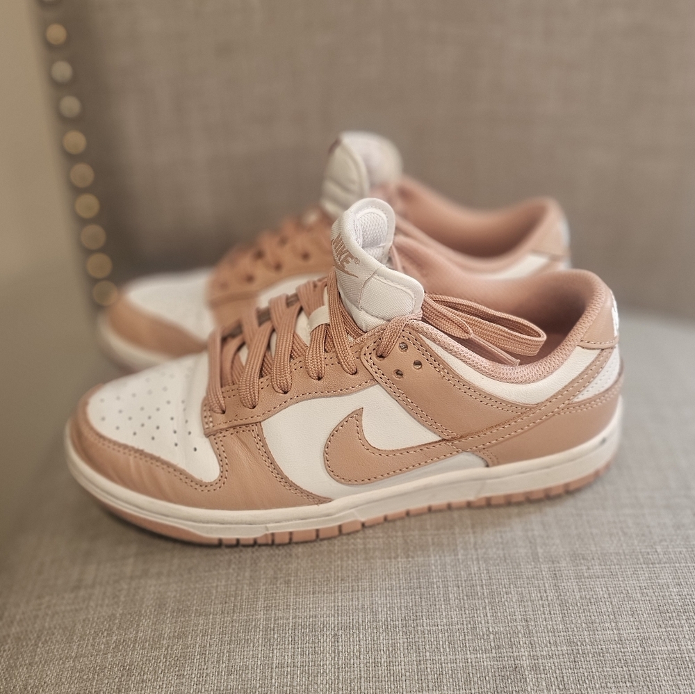 Nike Dunks Women's Low-Dusty Pink--Rose Whisper--Size 6.5 - Picture 6 of 10